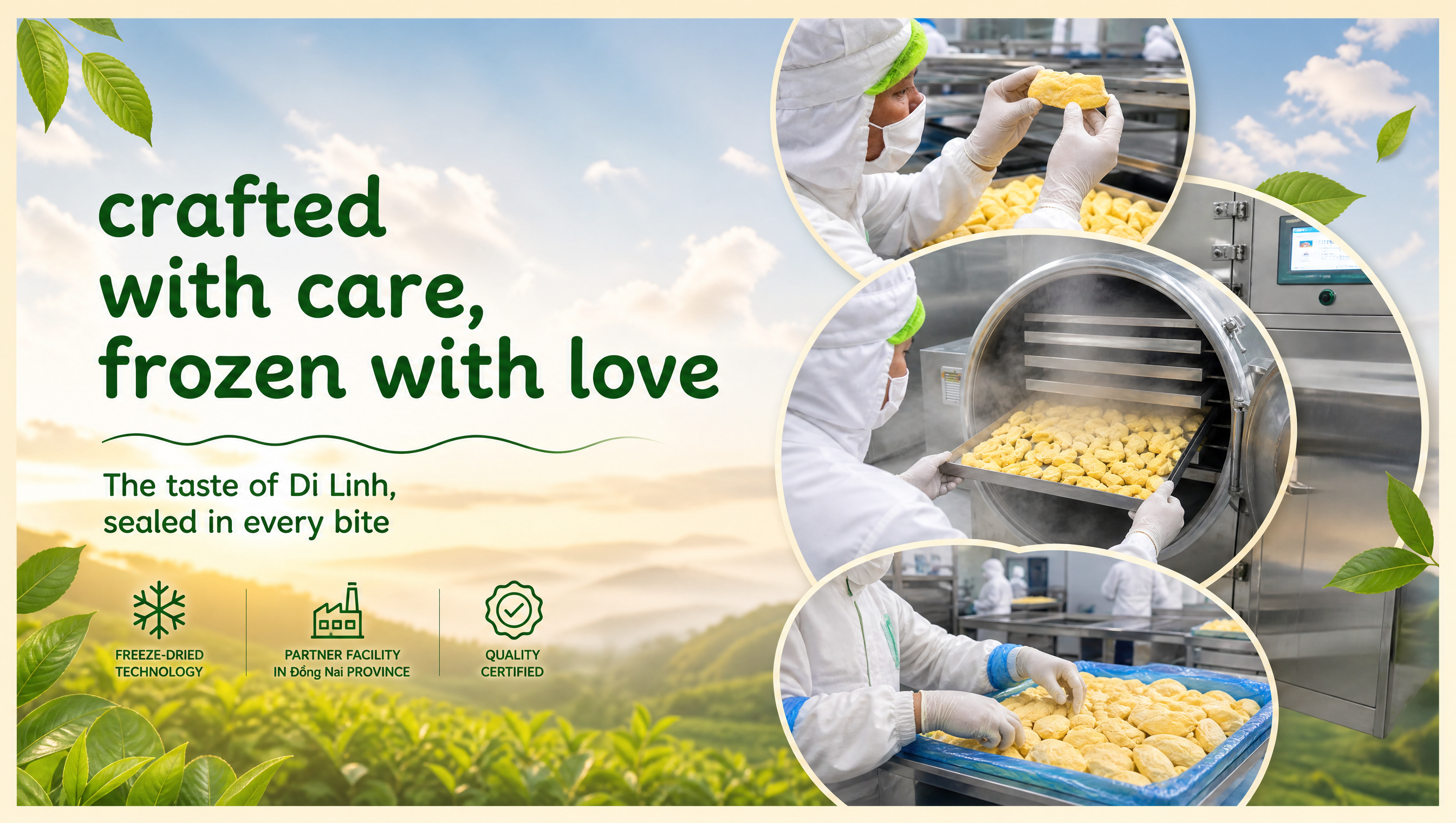 Djirian freeze-drying and quality-control process